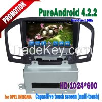 2 din 8&quot; HD Capacitive Screen Car Radio BT 3G WIFI TV Android 4.2.2 for opel insignia dvd gps