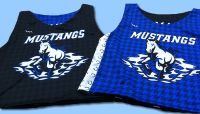 pinnies with sublimation design private name and number