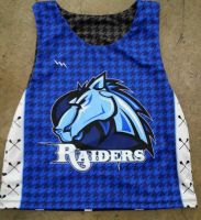 Design your own sublimation lacrosse pinnies