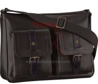 Leather Professional Business Briefcase Messenger Bag