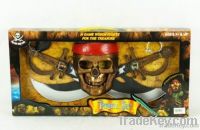 5PCS plastic pirate play set toys