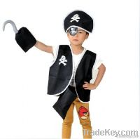 5pcs each set pirate cosplay party costumes dress for Kids