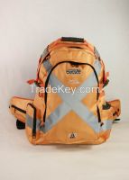 safety sports travel backpack with honeycomb foam backside