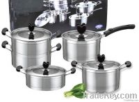 Stainless steel cook pot cookware set