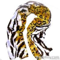 Artificial cotton and cashmere scarf