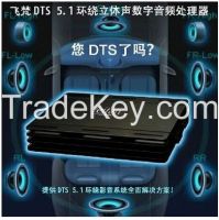 DTS decoder 5.1 surround sound digital audio processor + 6 road power