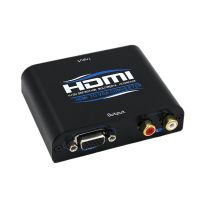 New HDMI to VGA +R/L Audio Converter /VGA to HDMI Converter 1080P