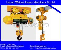 High performance Electric chain Hoist from HENAN WEIHUA