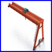 12 Ton Semi Gantry Crane With Electric Hoist