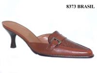 Stock offer of ladies shoes in leather