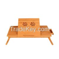 bamboo folding laptop desk and computer table with OEM orders