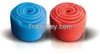 Crinkled hose for water supply systems and heating systems