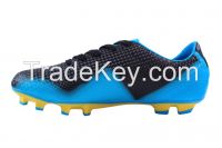 Just Play Cleats Black/Blue/Yellow Laser
