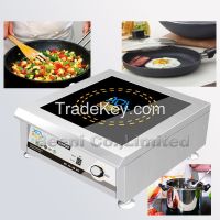   380v/3500w 50hz Hot Sale Concave Commercial Induction Cooker 