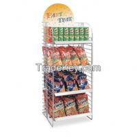 Metal snacks display stand