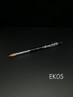 Eeesa Professional Pure Kolinsky Acrylic Nail Brush 8# Black Metal Handle