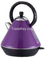 New design Pyramid triangle stainless steel electric kettle with color