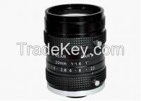 Machine vision lens 1inch 20mm C mount lens
