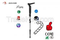  High quality adjustable trekking pole with GPS/SIM/two sides conversation