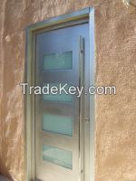 Milano-14 Stainless Steel Exterior Door