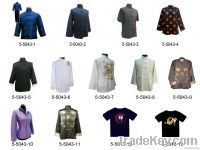 e.g.T-shirts martial arts