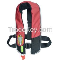 Auto and manual inflatable life jacket