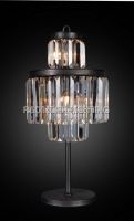 article crystals table lamp