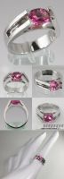 RING 1.50 CT NATURAL GEMSTONE PINK TOURMALINE