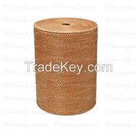 rattan basket, laundry basket handmade in Vietnam