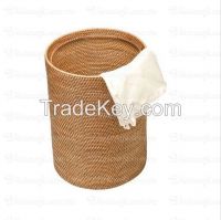 rattan basket, laundry basket handmade in Vietnam