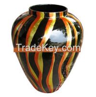 lacquer vase handmade in Vietnam wholesale lacquer vase