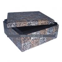 lacquer box jewelry box handmade in Vietnam wholesale lacquer box dark color