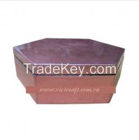 lacquer box jewelry box handmade in Vietnam wholesale lacquer box red color nice design