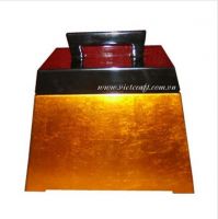 lacquer box jewelry box handmade in Vietnam wholesale lacquer box dark gold metallic