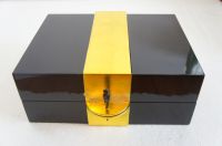 lacquer box jewelry box handmade in Vietnam wholesale lacquer box black color dragon fly key