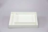 lacquer tray handmade in Vietnam white color