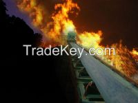 Flame resistant conveyor belt