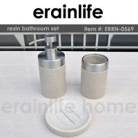 seashell bathroom set polyresin bath accessories