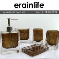 poly resin bathroom product bath sets