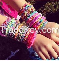 Best Gift cheap bracelet Colorful rubber Bands