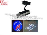 30w high clear led ceiling gobo light projector projection lighting with convex lens LED logo projector