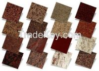 Granites, Marble, Sandstone, Limestone, Slate