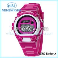 Hot sale factory price elegant digital watch for lady colors to choose