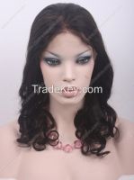 human hair lace front wigs