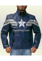 Captain America PU Leather Jacket
