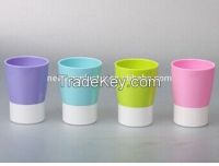 BPA disposable plastic cup with lid