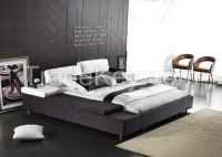 NYF608 # modern platform fabric bed with storage chest
