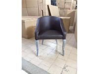 WD083 # modern design hotel bedroom leisure steel leather chair