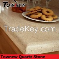 Polished heat-resistance professional design hard quartz countertop