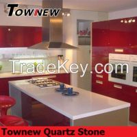 Home essential kitchen tops use quartz stone with starlight grain